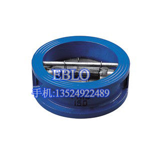 上海依博羅鑄鐵對夾雙瓣式止回閥