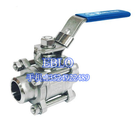 上海依博羅三片式對(duì)焊球閥