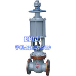 上海依博羅Z6s41H、Z6s41Y 型 PN16~PN63 法蘭連接氣動(dòng)楔式閘閥