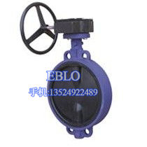 上海依博羅蝸輪襯膠蝶閥