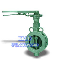 上海依博羅手柄式不銹鋼雙偏心蝶閥