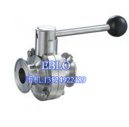 上海依博羅衛(wèi)生級卡箍蝶閥