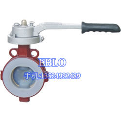 上海依博羅D41F、D71F 型 PN10~PN40 調(diào)節(jié)型四氟密封蝶閥