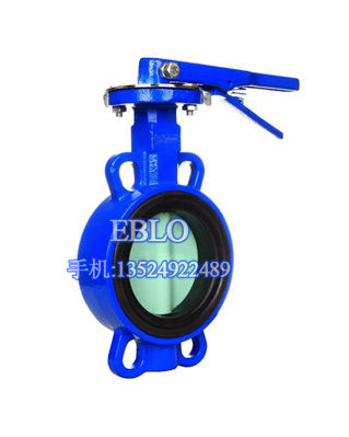 上海依博羅鑄鐵涂塑蝶閥