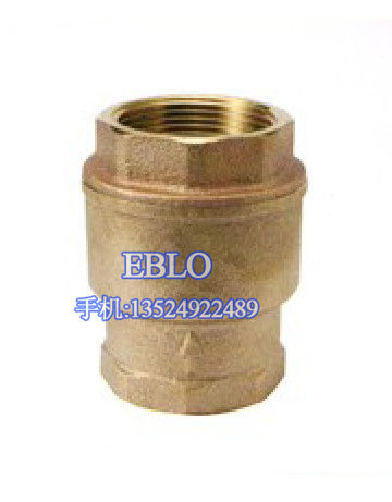 臺(tái)灣富山黃銅立式止回閥