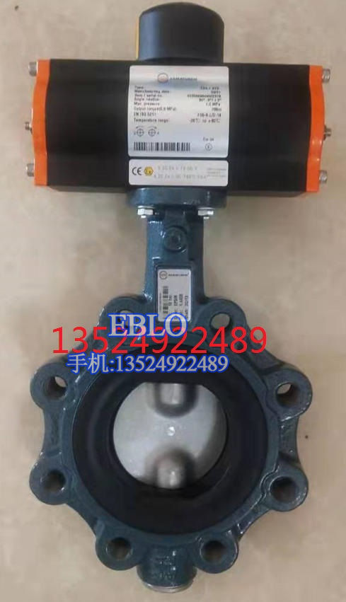 德國EBRO Z011-A型氣動軟密封蝶閥