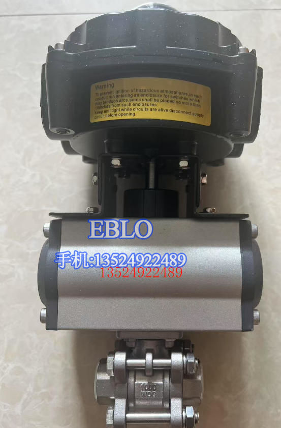 依博羅氣動絲扣球閥  氣動三通絲扣球閥